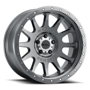 Method Race Wheels MR605 NV GLOSS TITANIUM 20x10 -24 5x127mm 71.5mm - WheelWiz