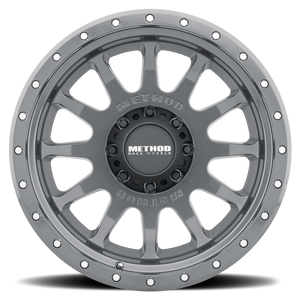 Method Race Wheels MR605 NV GLOSS TITANIUM 20x10 -24 8x165.1mm 121.3mm - WheelWiz