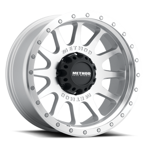 Method Race Wheels MR605 NV MACHINED - CLEAR COAT 20x10 -24 8x165.1mm 121.3mm - WheelWiz