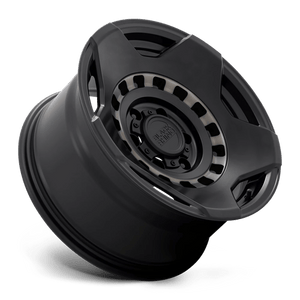 Black Rhino MUZZLE Matte Black W/ Mach Tint Ring 17x9 -18 5x127mm 71.5mm - Wheelwiz