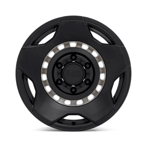Black Rhino MUZZLE Matte Black W/ Mach Tint Ring 17x9 0 6x135mm 87.1mm - Wheelwiz