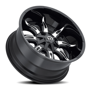 Vision Wheel 423 Gloss Black Machined Face 17x9 +12 5x114.3mm 83mm - Wheelwiz