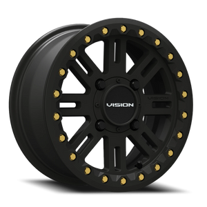 Vision Wheel 356 Satin Black 15x7 +38 4x136mm 115mm - Wheelwiz