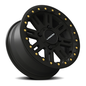 Vision Wheel 356 Satin Black 15x7 +38 4x136mm 115mm - Wheelwiz