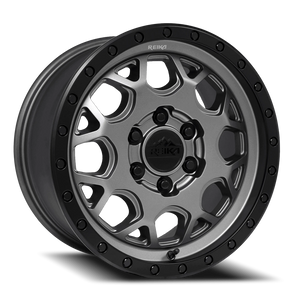 Reika R45 Gunmetal Grey 17x8 -120 6x205mm 161.1mm - Wheelwiz