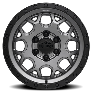 Reika R45 Gunmetal Grey 17x8 -120 6x205mm 161.1mm - Wheelwiz