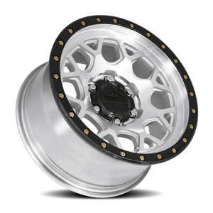 Reika R45 Machined / Gloss Black Ring 17x8.5 0 6x139.7mm 106.1mm - Wheelwiz