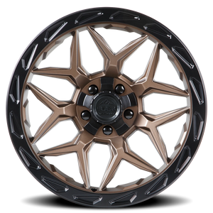 Lock Offroad Matrix Matte Bronze W/ Matte Black Ring 17x9 0 6x135|6x139.7mm 106.2mm