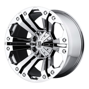 XD Series XD778 MONSTER Chrome 18x9 -12 6x135|6x139.7mm 106.1mm - Wheelwiz