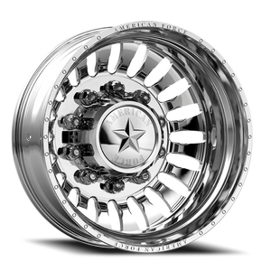 American Force N20 Massive DRW Polished 22.5x8.25 -145 10x225mm 170mm - Wheelwiz