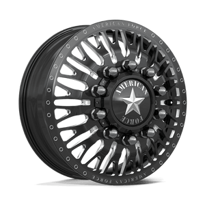 American Force AFW BUSINESS Gloss Black 22x8.25 10x225mm 170mm - Wheelwiz