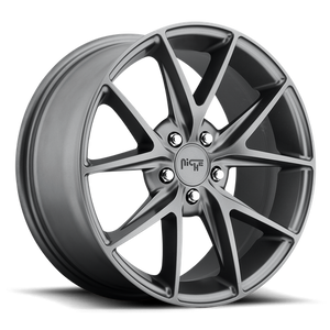 Niche M116 MISANO Matte Gun Metal 19x8.5 +40 5x108mm 63.4mm