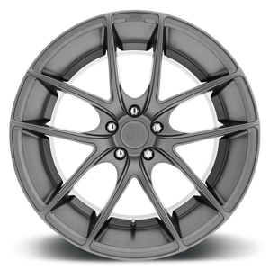 Niche M129 TARGA Matte Gunmetal 20x8.5 +35 5x120mm 72.6mm