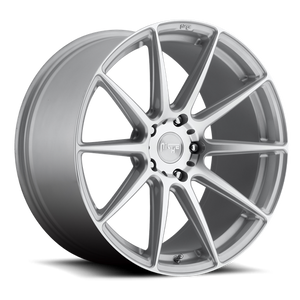 Niche M146 ESSEN Gloss Silver Machined 20x10 +40 5x114.3mm 72.6mm