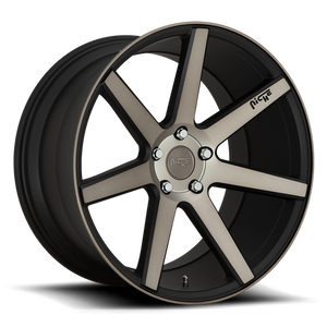 Niche M150 VERONA Matte Black Machined 18x8 +40 5x114.3mm 72.6mm