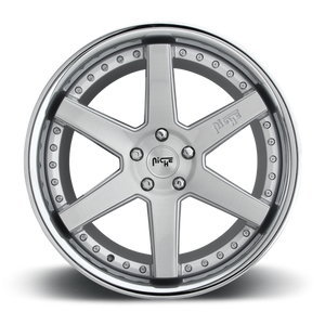 Niche M193 ALTAIR Gloss Silver 20x10.5 +35 5x120mm 72.6mm