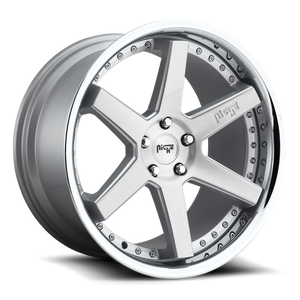 Niche M193 ALTAIR Gloss Silver 20x10.5 +35 5x120mm 72.6mm