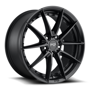 Niche M196 SECTOR Matte Black 20x10.5 +40 5x114.3mm 72.6mm