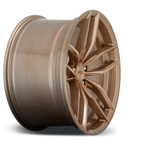 Niche M202 VOSSO Glossy Bronze Brushed 20x9 +35 5x114.3mm 72.6mm - Wheelwiz