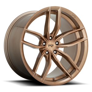 Niche M202 VOSSO Glossy Bronze Brushed 20x9 +35 5x114.3mm 72.6mm - Wheelwiz