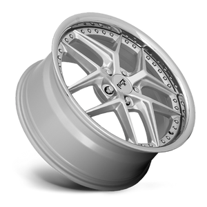 Niche M225 VICE Matte Silver 20x10.5 +35 5x120mm 72.6mm