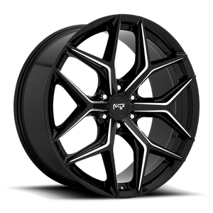 Niche M232 VICE SUV Gloss Black Milled 24x10 +30 6x135mm 87.1mm