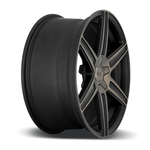 Niche M236 CARINA Matte Mach Double Dark Tint 24x10 +25 5x139.7mm 78.1mm