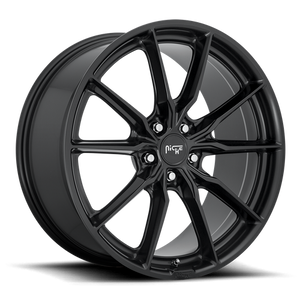 Niche M238 RAINIER Matte Black 22x10.5 +20 5x115mm 72.6mm