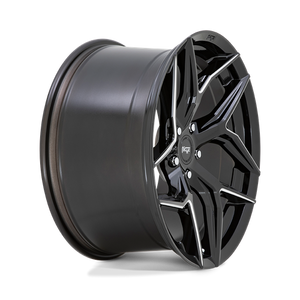 Niche M266 TORSION Gloss Black Milled 20x10.5 +20 5x115mm 71.5mm