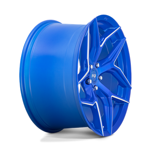 Niche M268 TORSION Anodized Blue Milled 20x10.5 +40 5x112mm 66.6mm