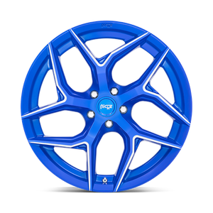Niche M268 TORSION Anodized Blue Milled 20x9 +27 5x112mm 66.6mm
