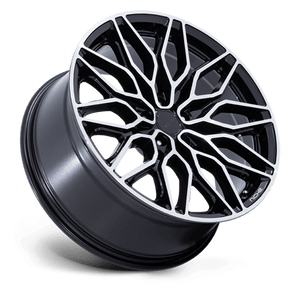 Niche NC277 CALABRIA 5 Gloss Black Machined 22x9 +27 5x120mm 74.1mm - Wheelwiz