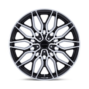 Niche NC277 CALABRIA 5 Gloss Black Machined 22x9 +38 5x114.3mm 72.6mm