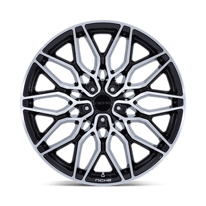 Niche NC277 CALABRIA 5 Gloss Black Machined 22x10.5 +38 5x112mm 66.6mm - Wheelwiz