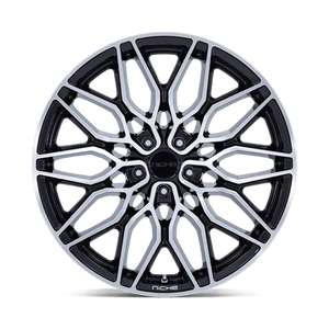 Niche NC277 CALABRIA 5 Gloss Black Machined 20x9 +20 5x112mm 66.6mm