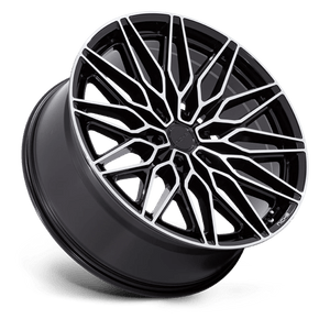 Niche NC278 CALABRIA 6 Gloss Black W/ Machined 20x9.5 +30 6x139.7mm 106.1mm