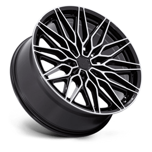 Niche NC278 CALABRIA 6 Gloss Black W/ Machined 22x9.5 +30 6x135mm 87.1mm