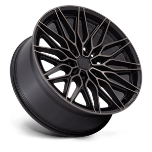 Niche NC278 CALABRIA 6 Matte Black Machined Dark Tint 24x10 +20 6x139.7mm 106.1mm
