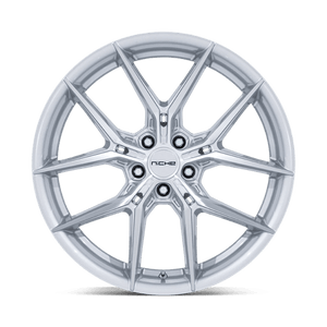 Niche NC279 PRODIGY 5 Silver W/ Machined Face 24x10 +20 5x112mm 66.6mm - Wheelwiz