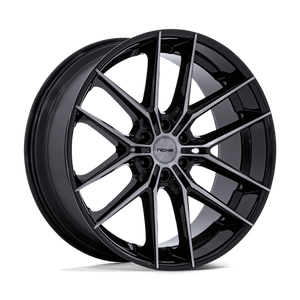 Niche NC280 PRODIGY 6 Gloss Black Dark Tinted Clear 22x9.5 +25 6x135mm 87.1mm
