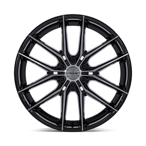 Niche NC280 PRODIGY 6 Gloss Black Dark Tinted Clear 24x10 +25 6x135mm 87.1mm