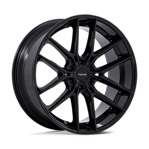 Niche NC280 PRODIGY 6 Gloss Black 22x9.5 +25 6x135mm 87.1mm