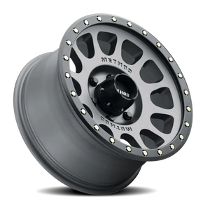 Method Race Wheels NV MR305 Titanium W/ Matte Black Lip 18x9 +25 5x150mm 116.5mm - Wheelwiz