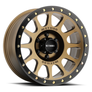 Method Race Wheels NV MR305 Method Bronze W/ Black Street Loc 17x8.5 +25 6x135mm 94mm