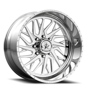 American Force H38 Nova SS Polished 22x12 -40 6x135mm 87mm - Wheelwiz