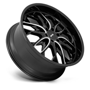 DUB S263 OG Gloss Black Milled 24x10 +30 6x135mm 87.1mm - Wheelwiz