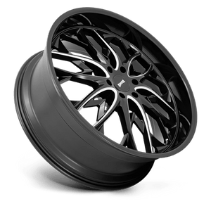 DUB S263 OG Gloss Black Milled 26x10 +25 6x139.7mm 106.1mm - Wheelwiz