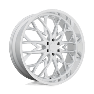 DUB S264 OG Silver W/ Diamond Cut Lip 22x9.5 +25 6x139.7mm 106.1mm - Wheelwiz