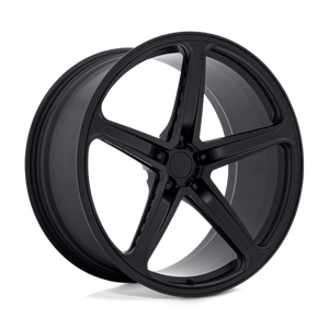 OHM AMP Matte Black 22x9 +25 5x120mm 64.2mm - Wheelwiz