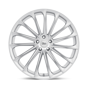 OHM PROTON Silver W/ Mirror Face 22x9 +25 5x120mm 64.2mm - Wheelwiz